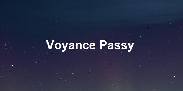 Voyance Passy