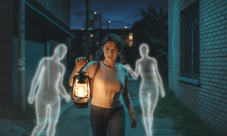 après une exploration urbaine mystérieuse, elle découvre que des esprits l'ont suivie jusque chez elle. découvrez son histoire troublante et les étranges phénomènes qui s'en sont suivis.