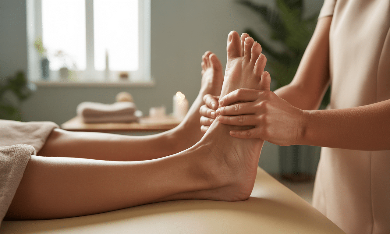 découvrez les bienfaits de la réflexologie pour votre bien-être. techniques naturelles de relaxation et de soin par la stimulation des zones réflexes.