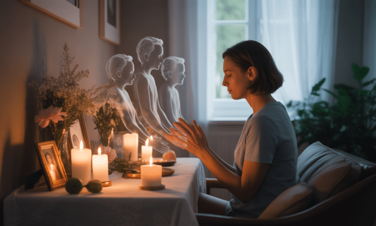 découvrez comment établir un lien spirituel profond avec vos proches disparus pour trouver paix et réconfort.
