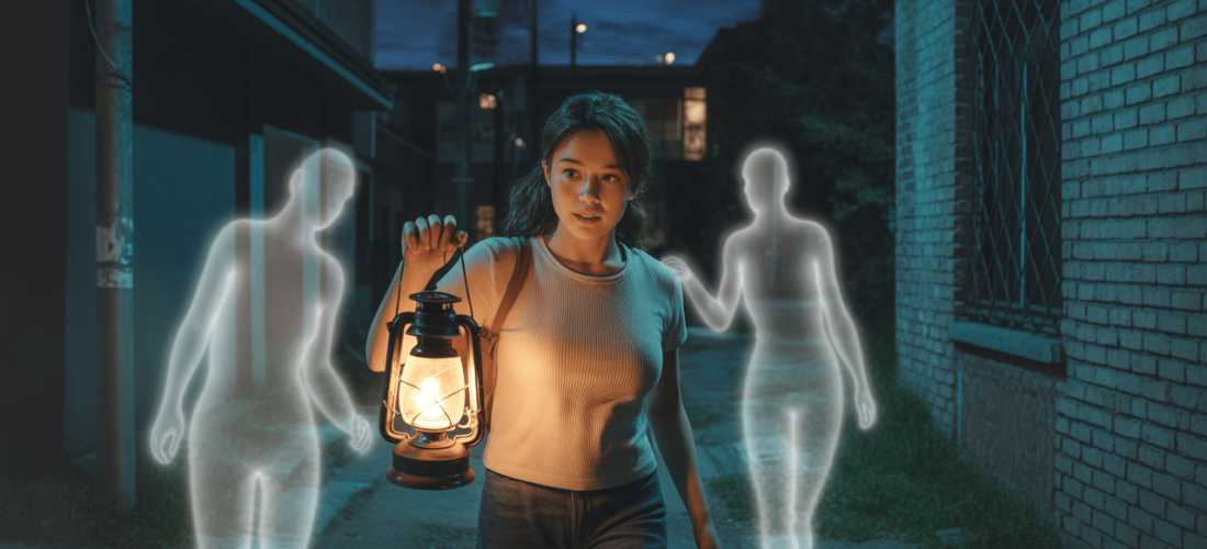 après une exploration urbaine mystérieuse, elle découvre que des esprits l'ont suivie jusque chez elle. découvrez son histoire troublante et les étranges phénomènes qui s'en sont suivis.