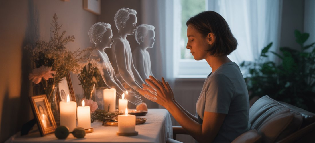 découvrez comment établir un lien spirituel profond avec vos proches disparus pour trouver paix et réconfort.